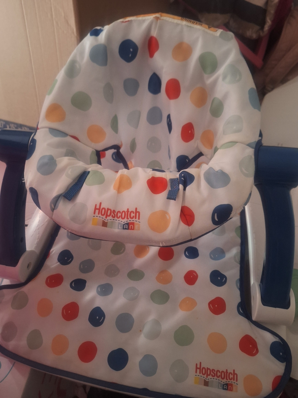 Hopscotch Kids Bib - Multicolor Polka Dot